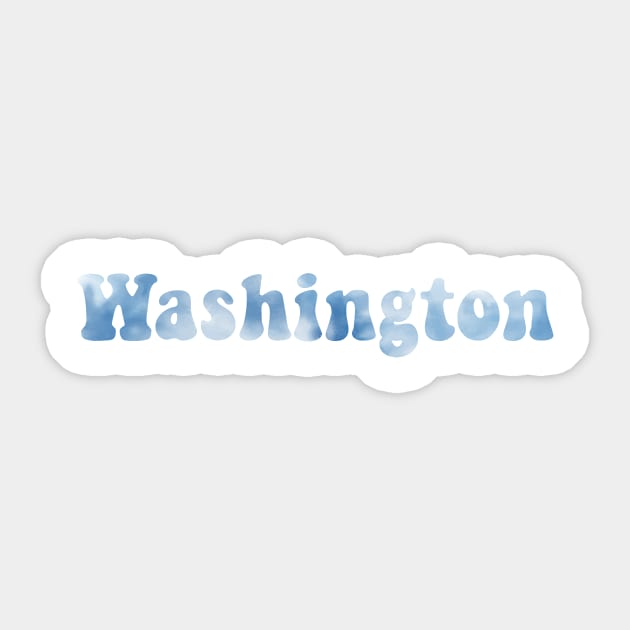 Washington Sticker by bestStickers